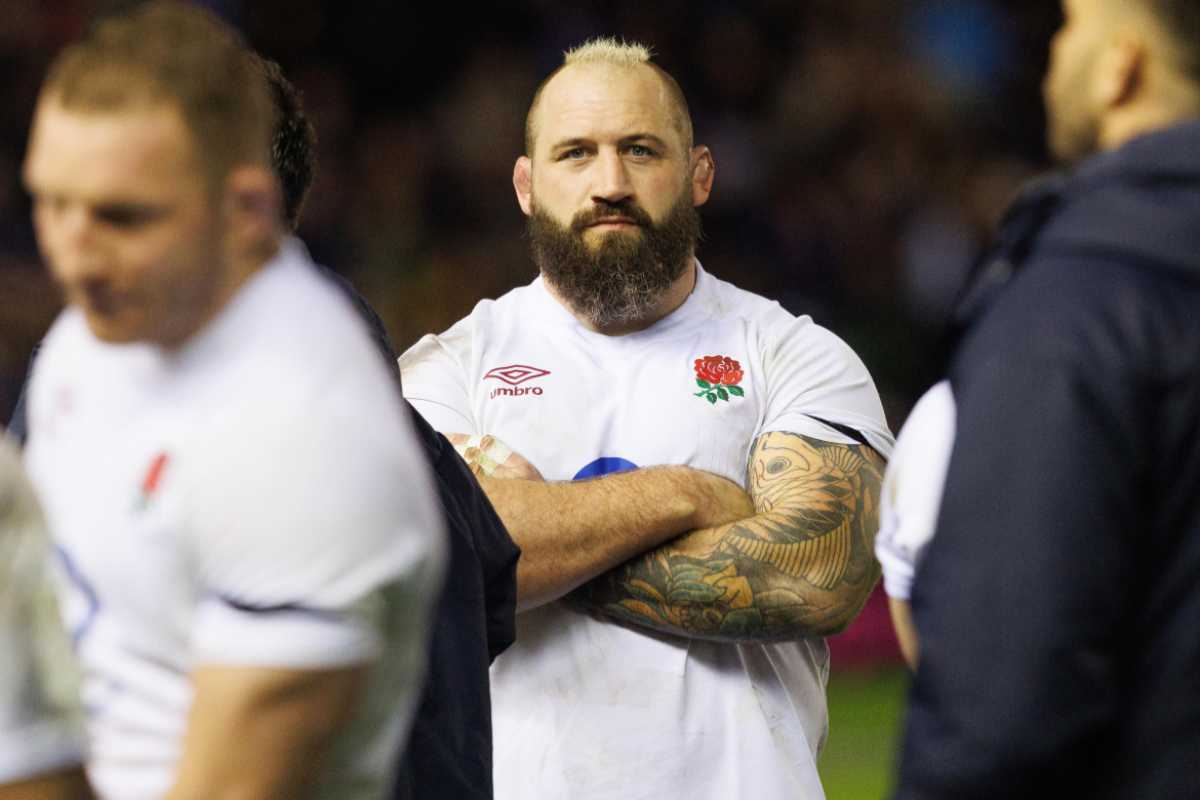 Joe Marler con la nazionale inglese di Rugby