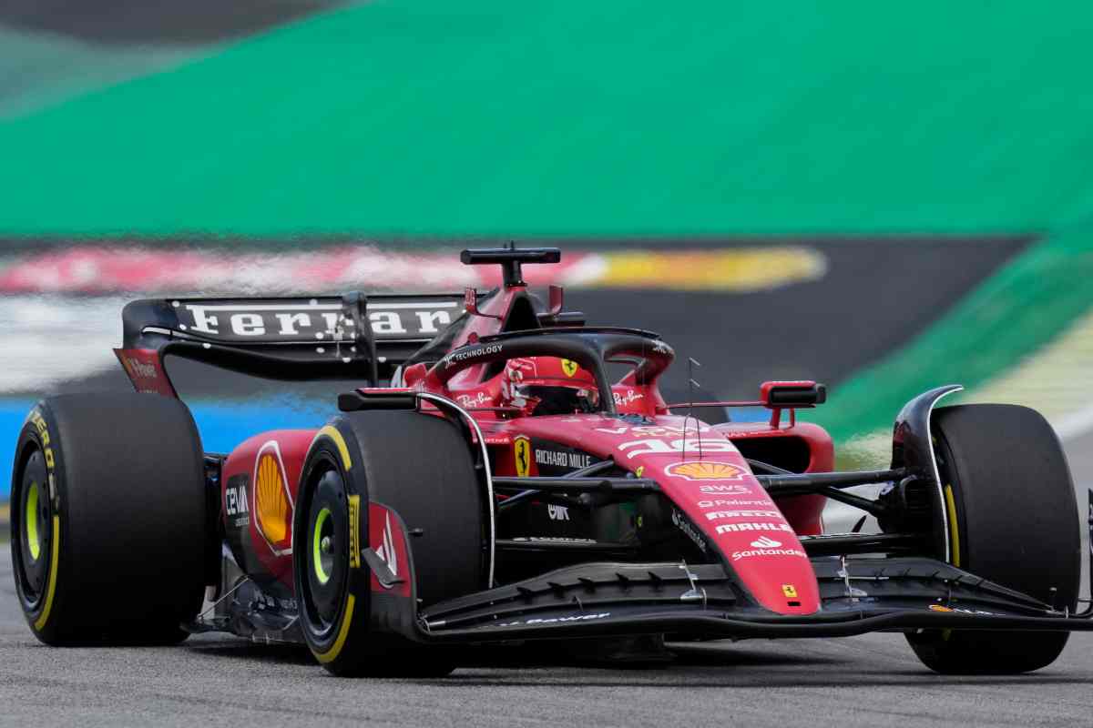 Charles Leclerc durante il weekend di Interlagos