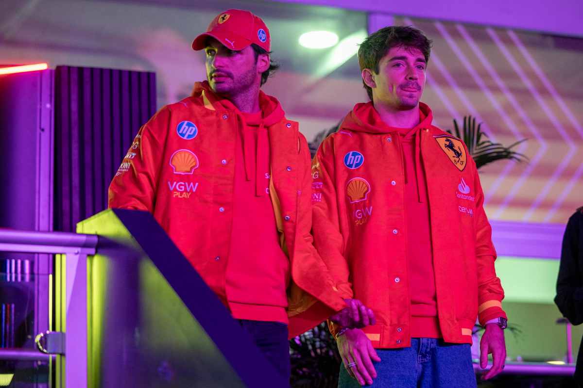 Leclerc e Sainz a Las Vegas