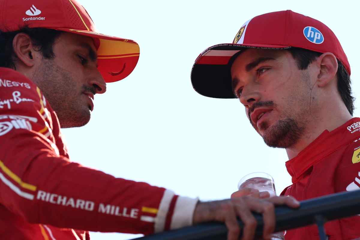 Charles Leclerc e Carlos Sainz 