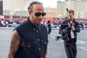 Lewis Hamilton a Las Vegas