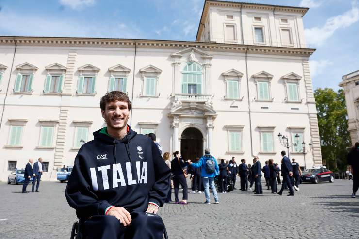 Bortuzzo, atleta paralimpico, bronzo alle Olimpiadi