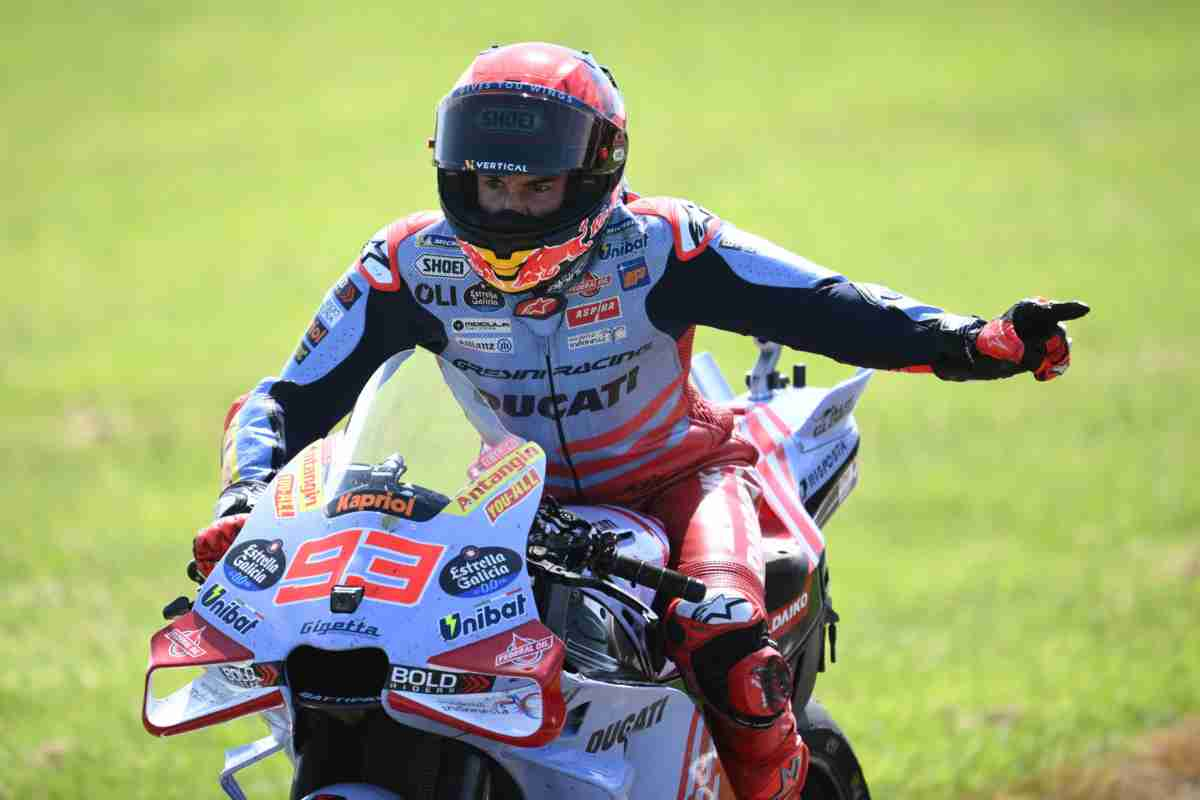 Marc Marquez in sella alla Gresini Racing 