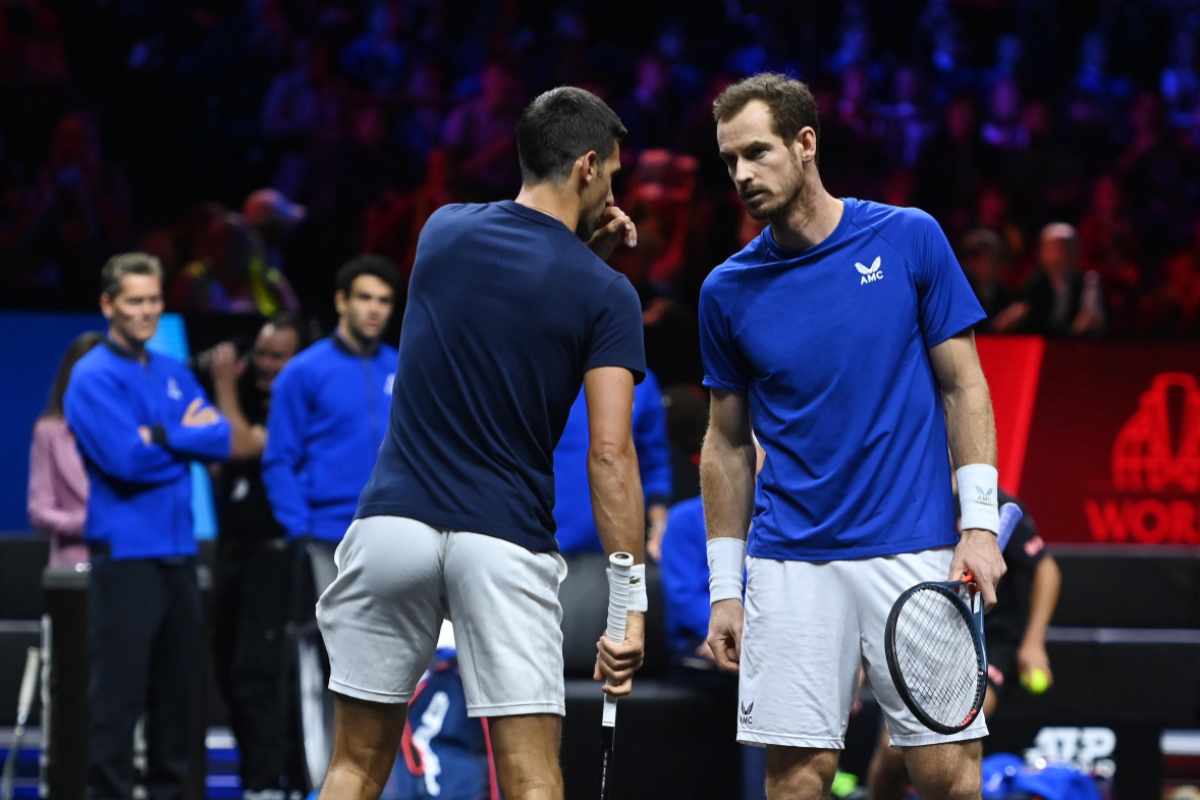 Murray e Djokovic in campo