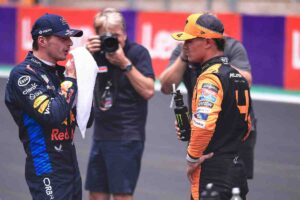 Max Verstappen e Lando Norris