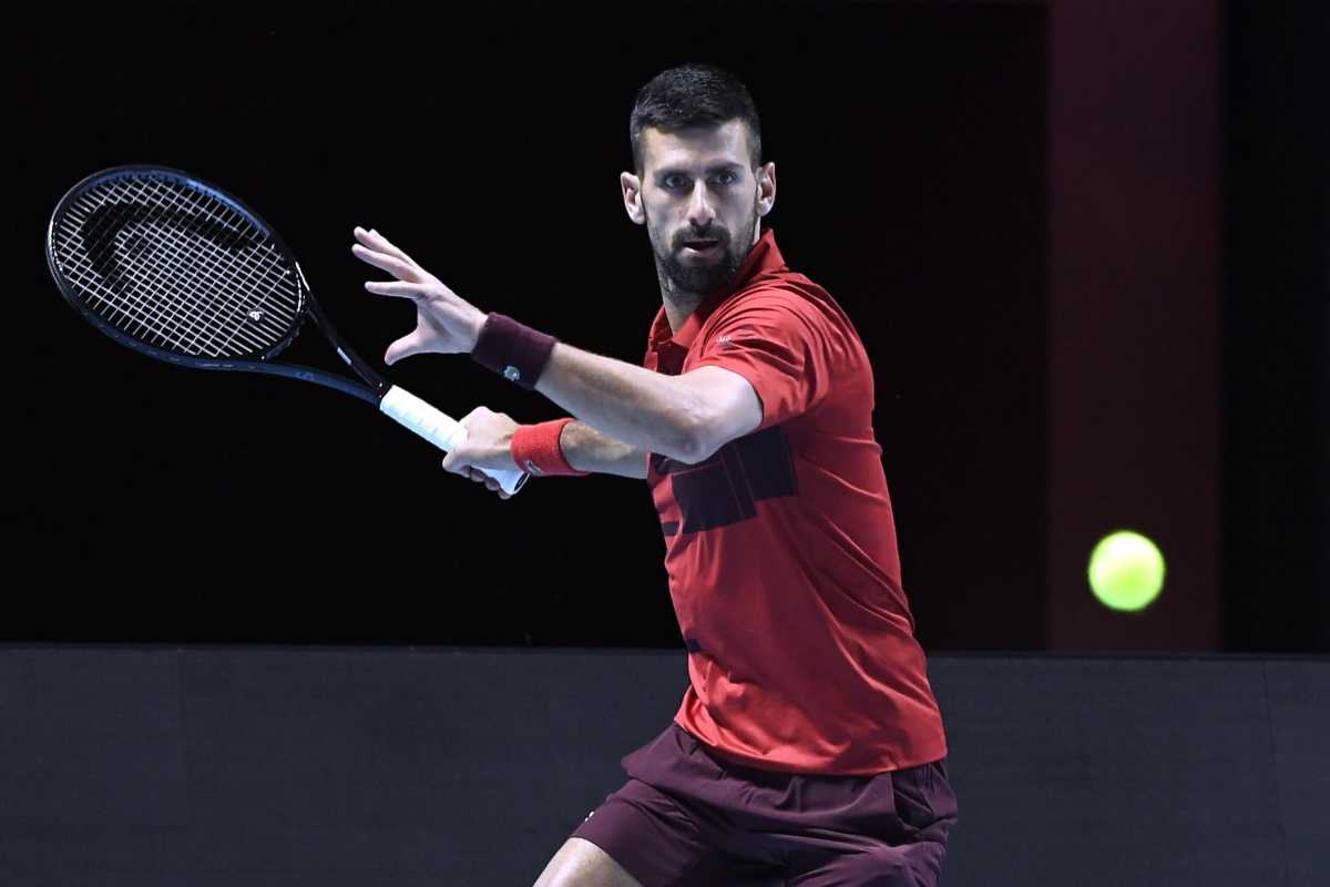 Djokovic in campo