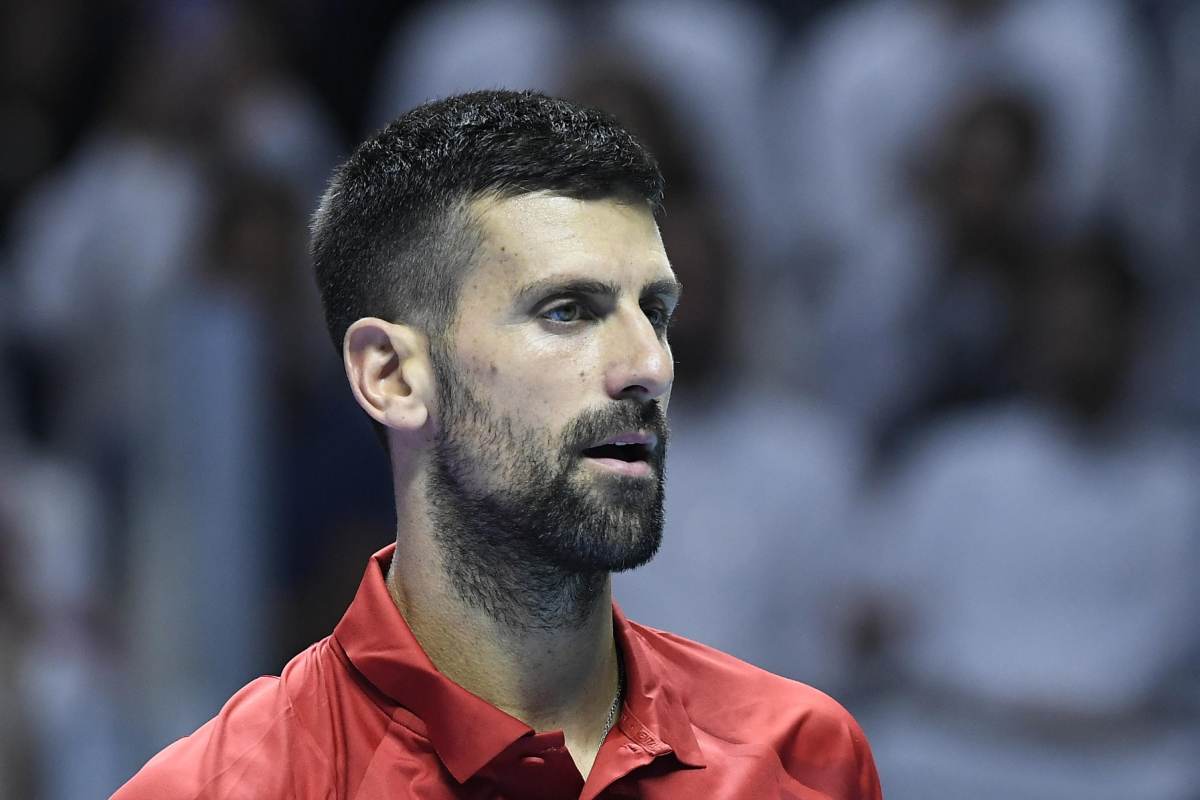 Primo piano di Novak Djokovic