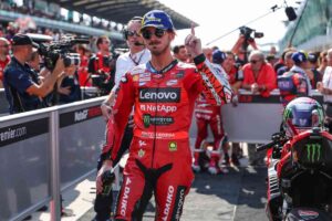 Bagnaia festeggia una vittoria