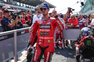 Pecco Bagnaia dopo la vittoria in Malesia