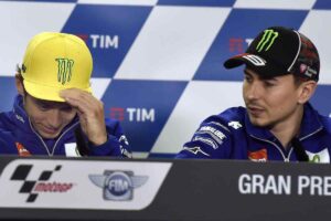 Valentino Rossi e Jorge Lorenzo