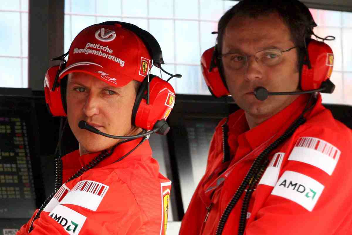 Michael Schumacher e Stefano Domenicali