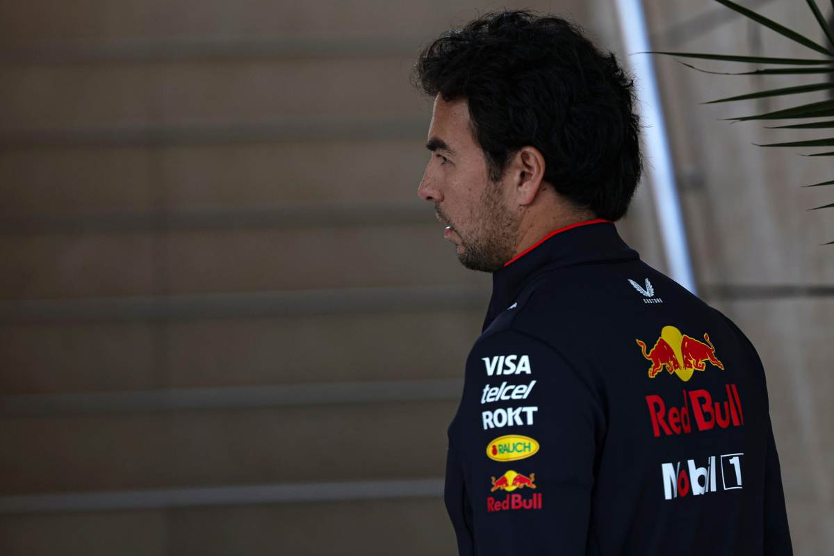 Sergio Perez nel paddock