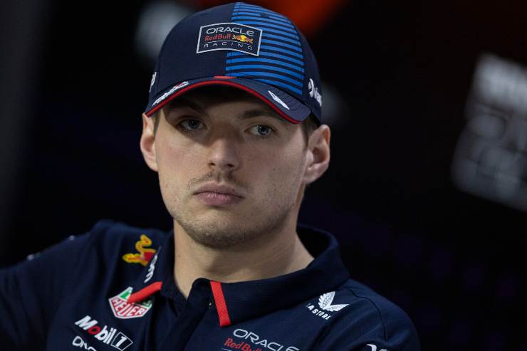 Primo piano di Max Verstappen