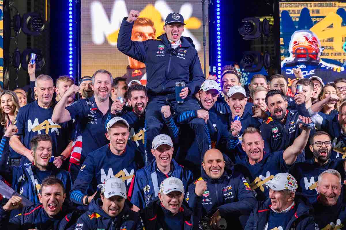 Max Verstappen festeggiamenti