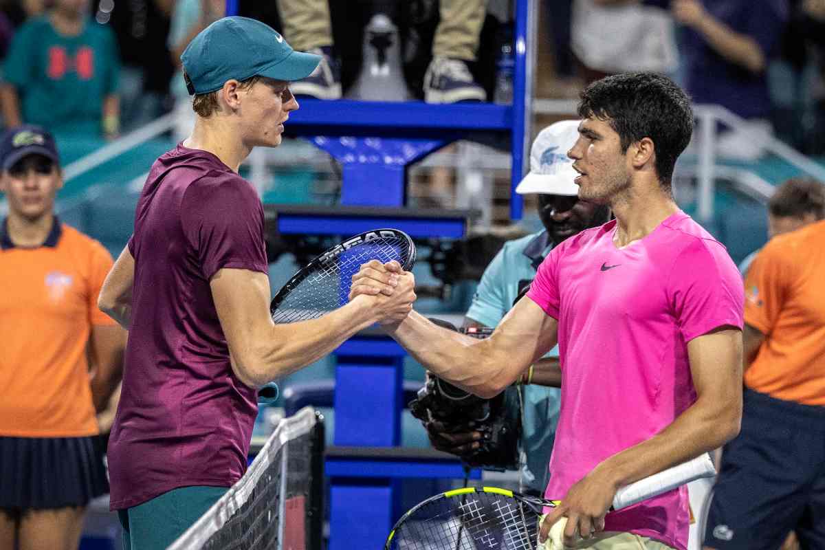 Jannik Sinner e Carlos Alcaraz