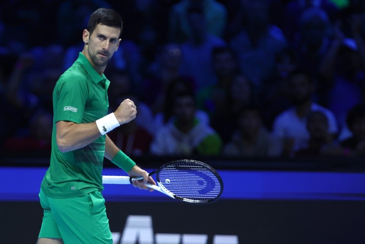 Djokovic in campo