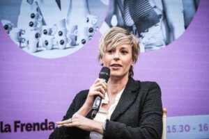 Federica Pellegrini interviene a un evento