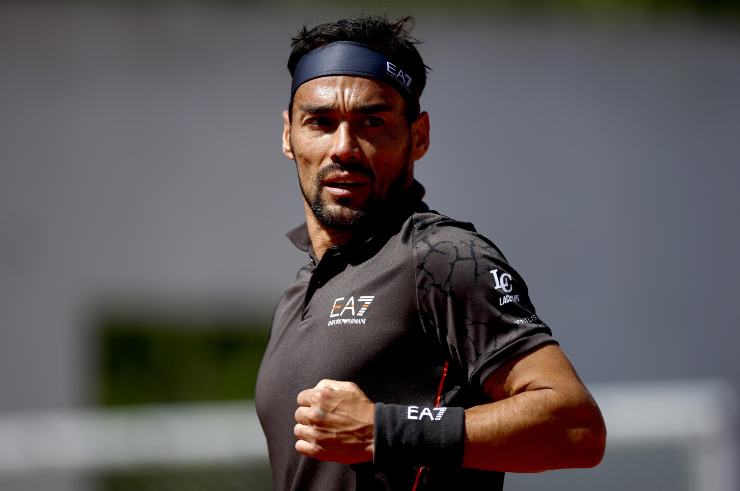 Fognini esulta con il 'pugnetto'