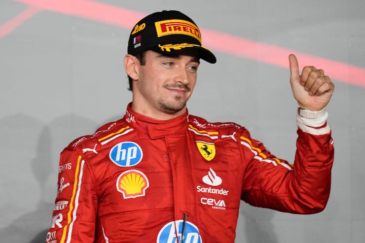 Il pilota della Ferrari, Charles Leclerc