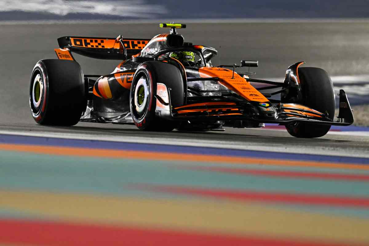 Lando Norris sulla McLaren