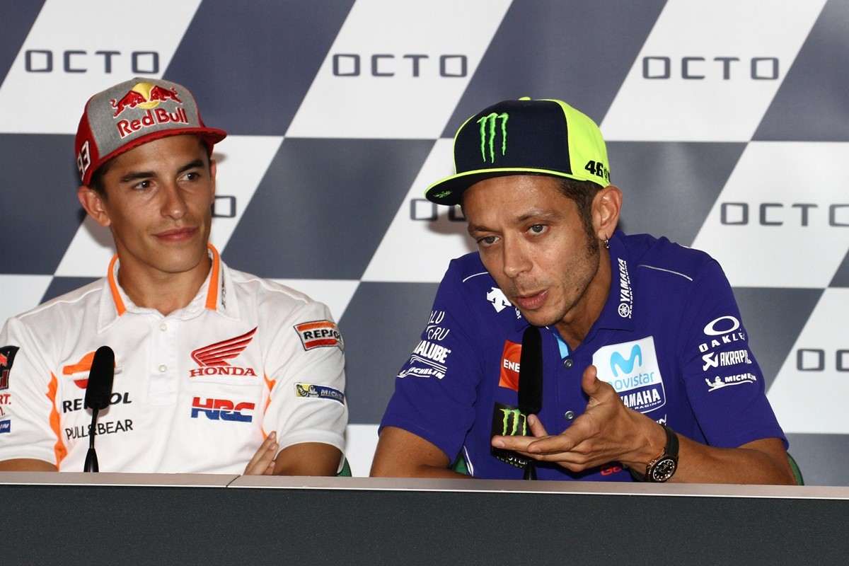 Valentino Rossi e Marc Marquez