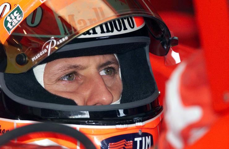 L'ex pilota della Ferrari, Michael Schumacher