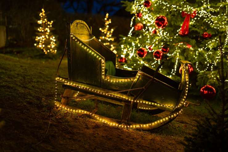 Slitta di babbo natale fermata dai carabinieri