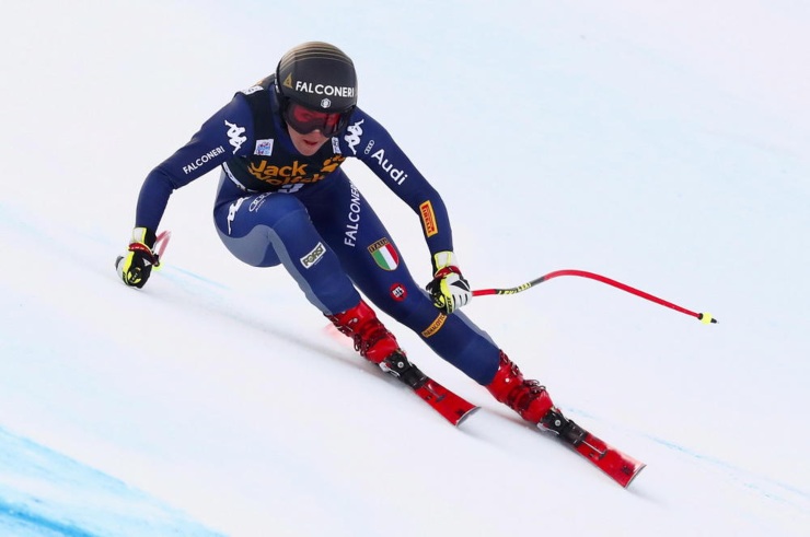 Sofia Goggia in azione (CONI)