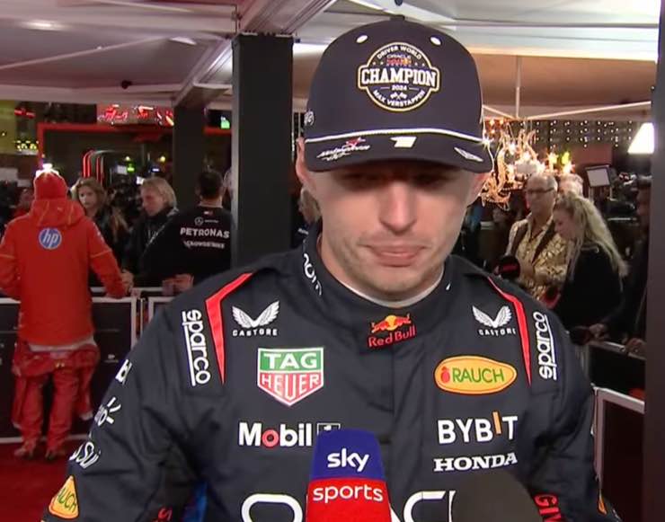 Verstappen intervistato a Sky