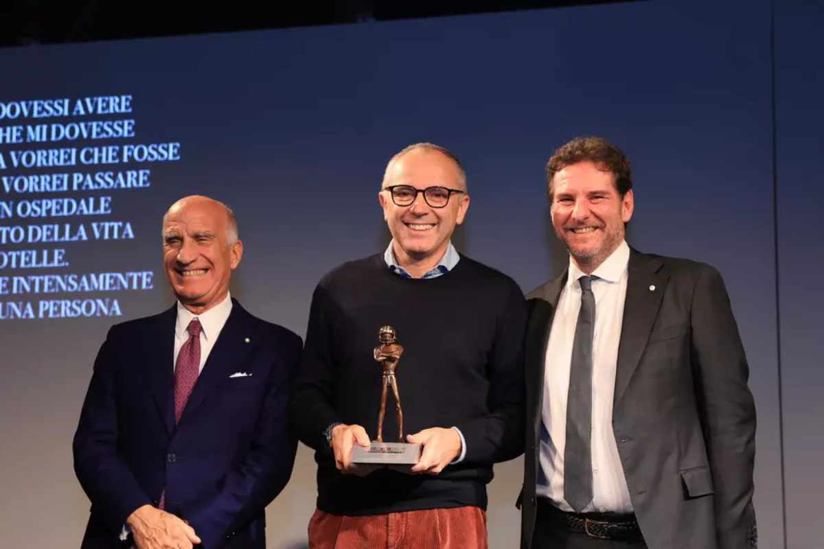 Stefano Domenicali ai caschi d'oro