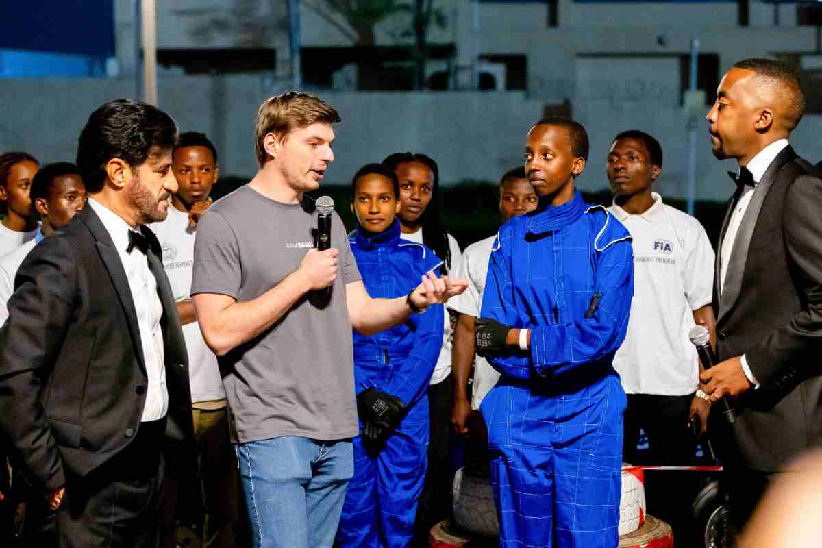 Max Verstappen a Kigali