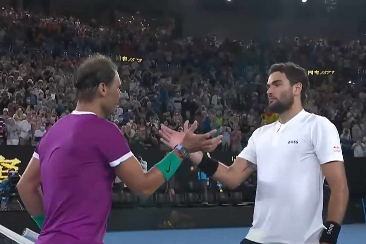 Berrettini e Nadal nel 2022 