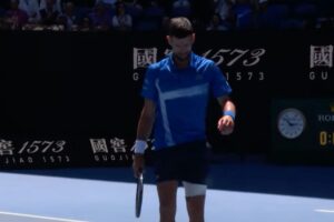 Djokovic in campo