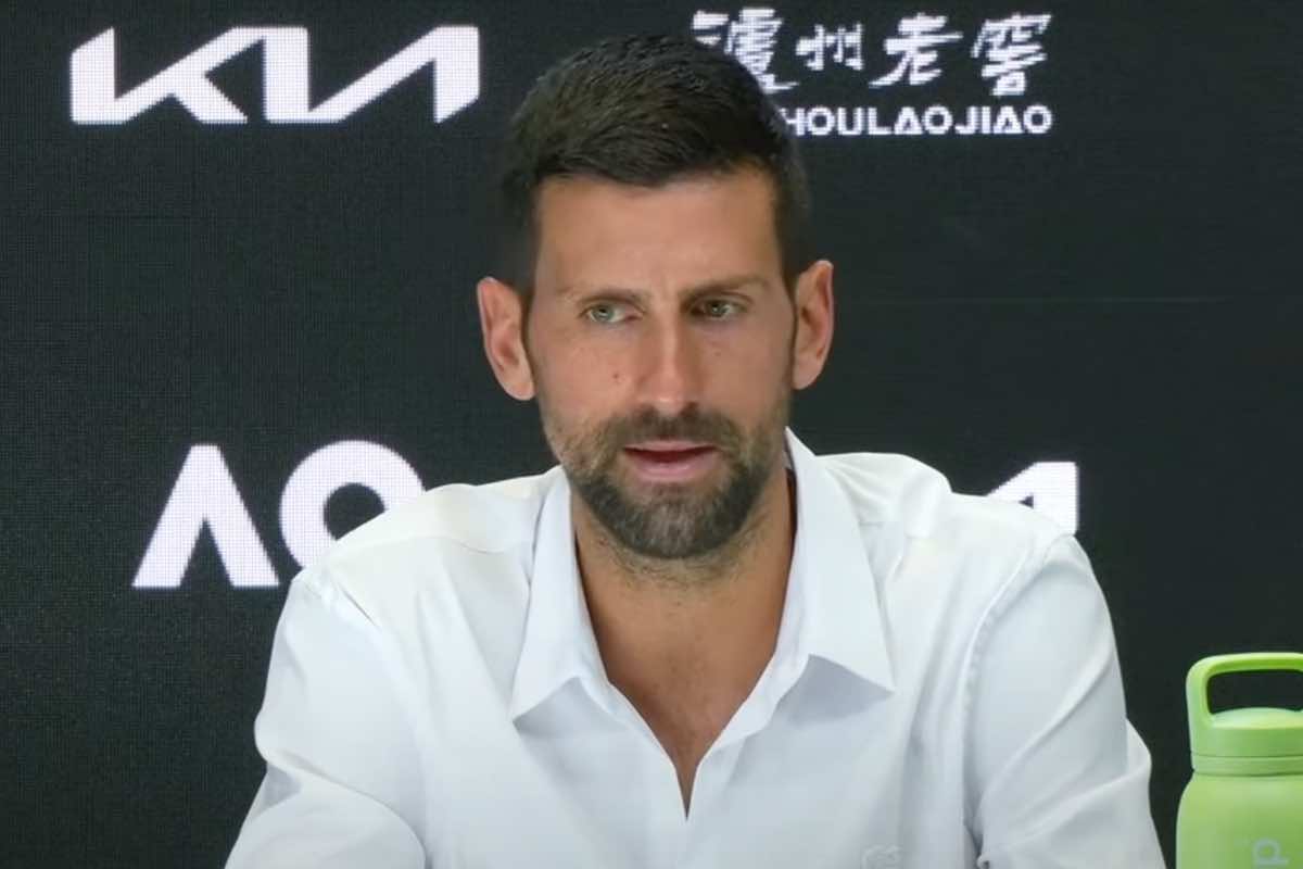 Djokovic in conferenza