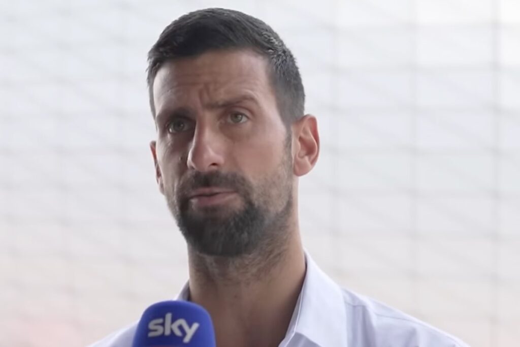 Djokovic intervistato da Sky