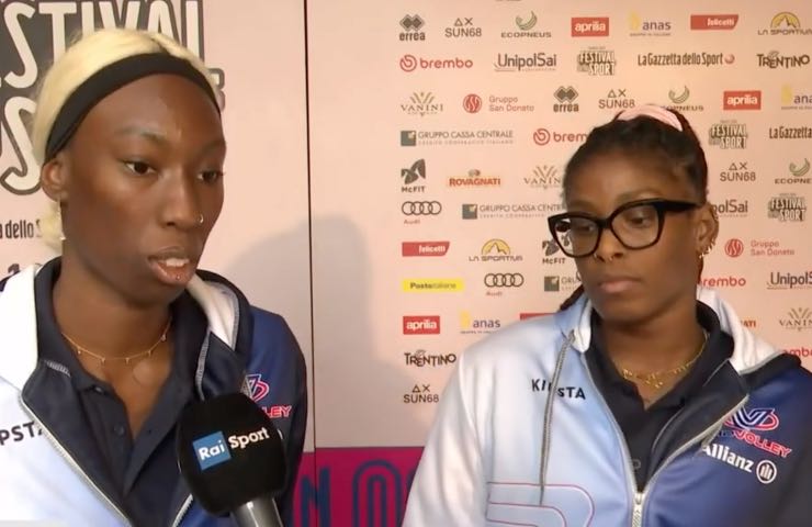 Egonu e Sylla intervistate dalla Rai