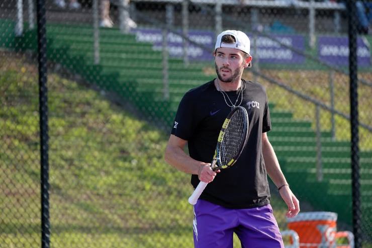 Fearnley durante un allenamento