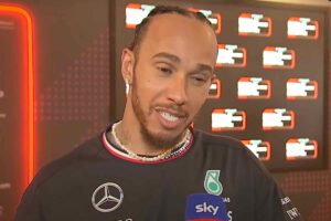 Lewis Hamilton intervistato a Sky