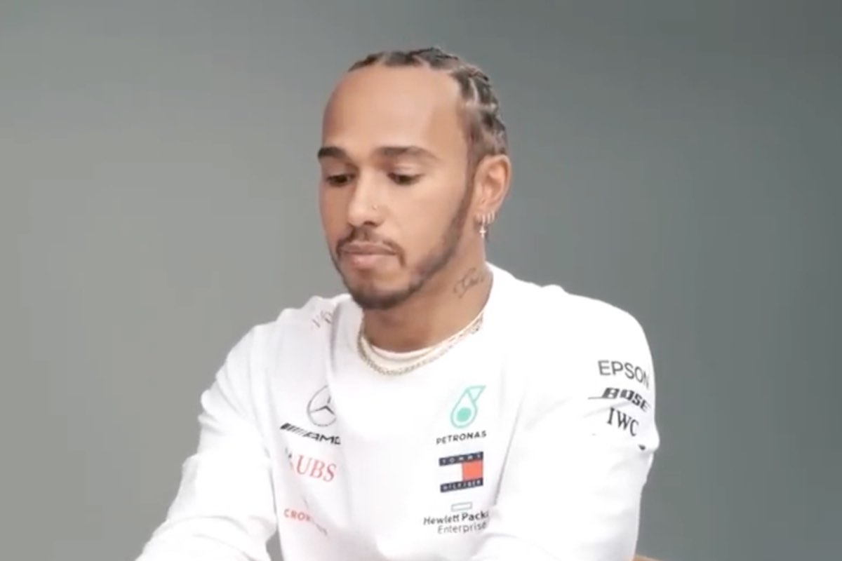 Hamilton intervistato con Toto Wolff a Sky