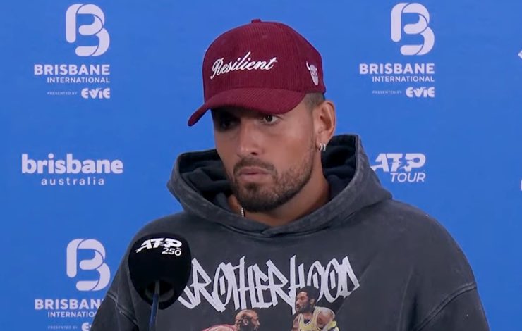 Kyrgios in conferenza