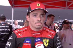 Leclerc parla a Sky dopo un GP