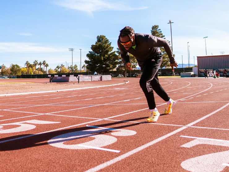 Noah Lyles si allena