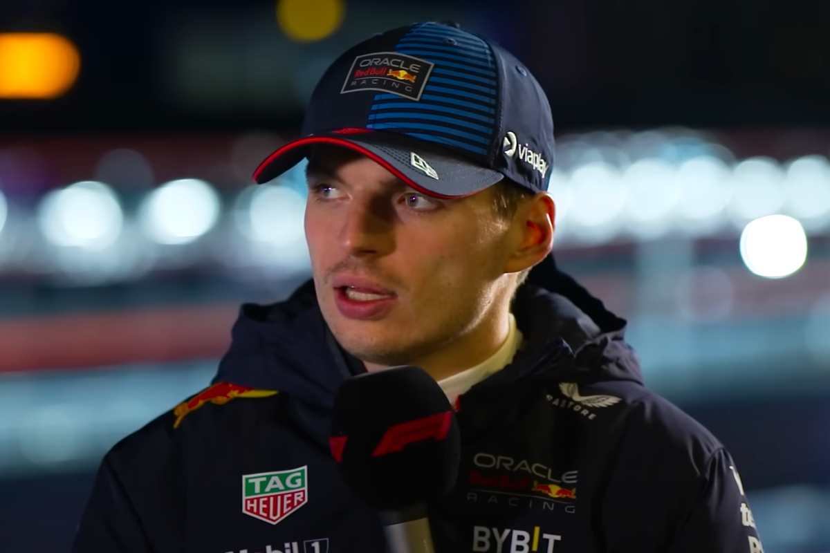 Max Verstappen in uno speciale della Formula 1