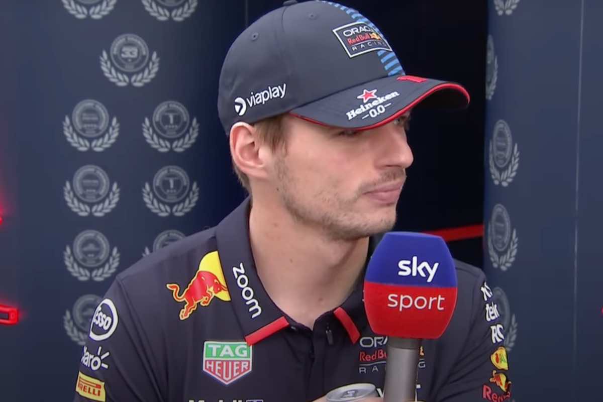 Verstappen parla a SKy