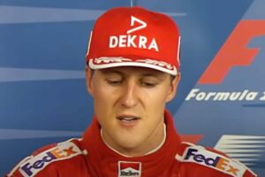 Michael Schumacher in un post gara