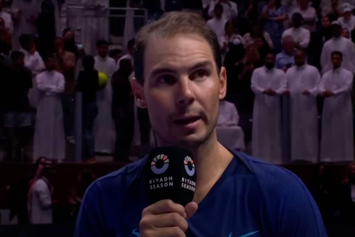 Nadal intervistato al Six Kings Slam