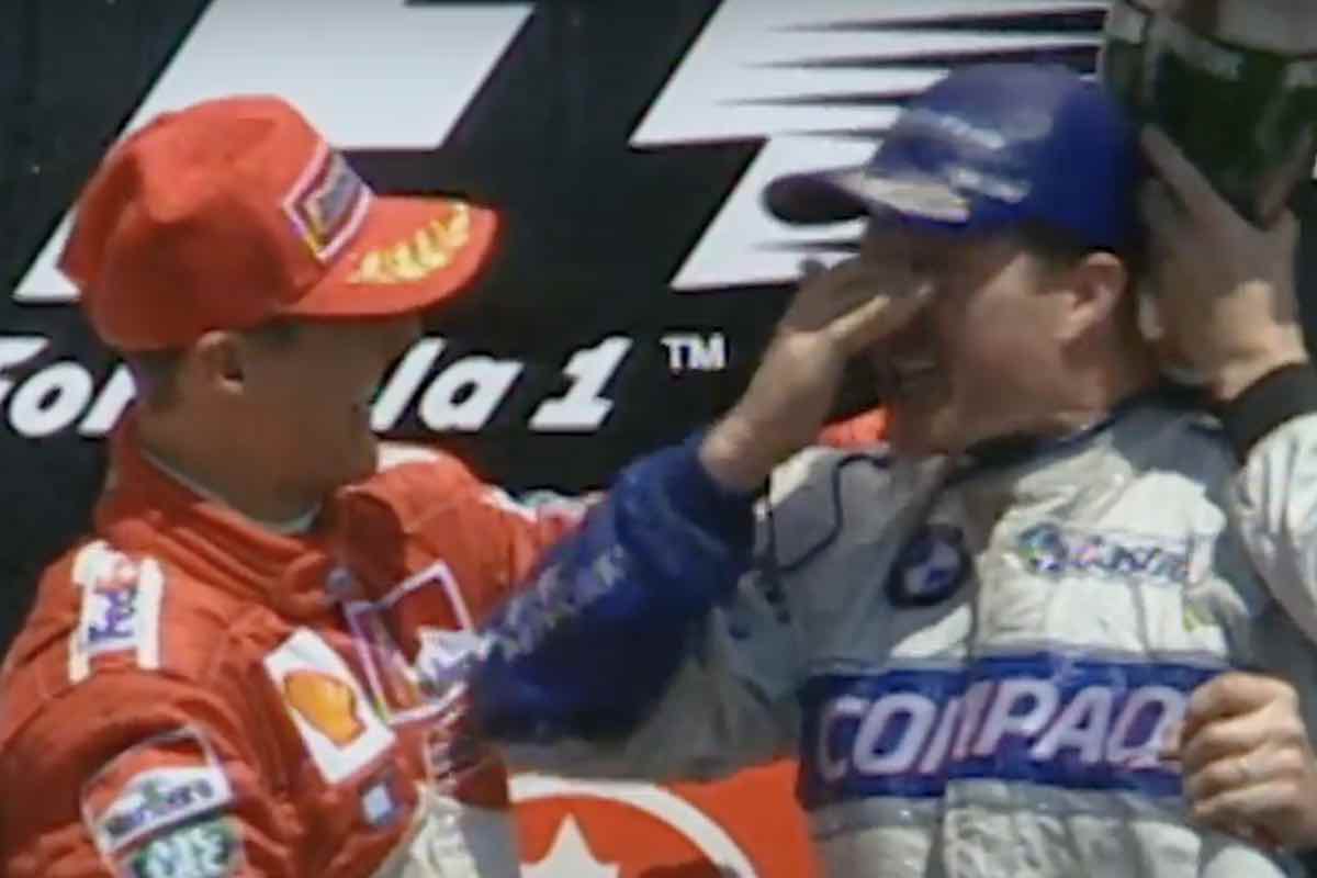 Michael e Ralf Schumacher insieme sul podio