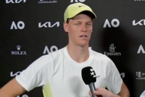 Sinner intervistato dopo il debutto agli Australian Open