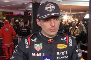 Max Verstappen intervistato a Sky