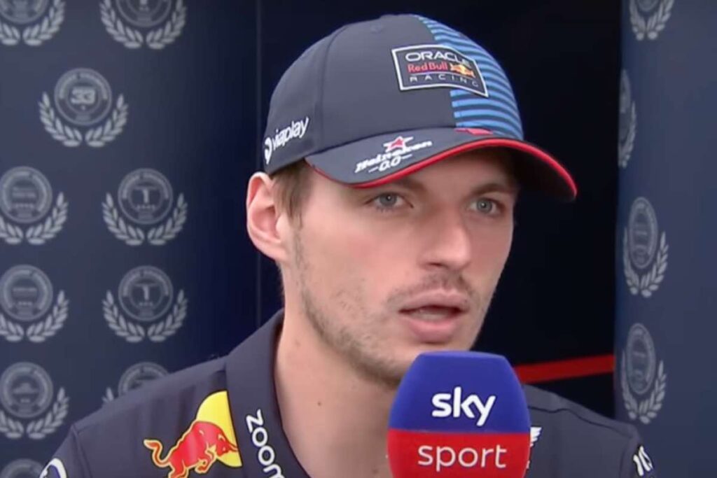 Verstappen intervistato da Sky